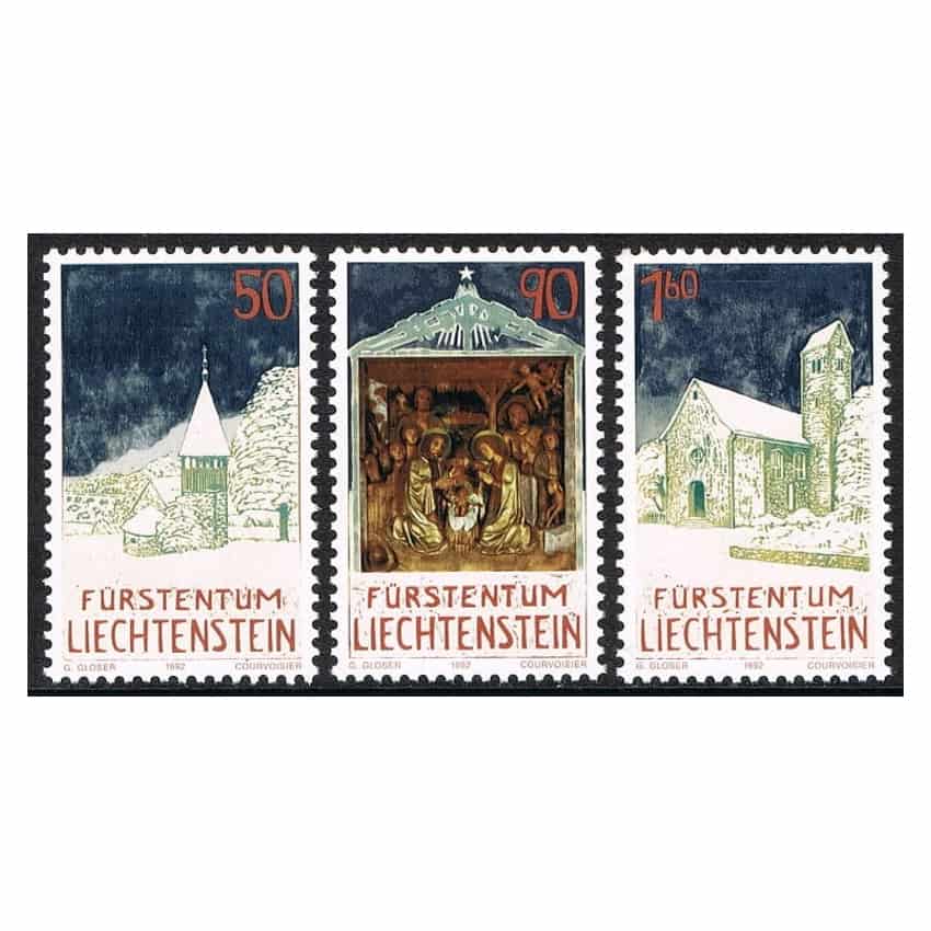 Liechtenstein 1992. Navidad (MNH) - MI 1050-1052