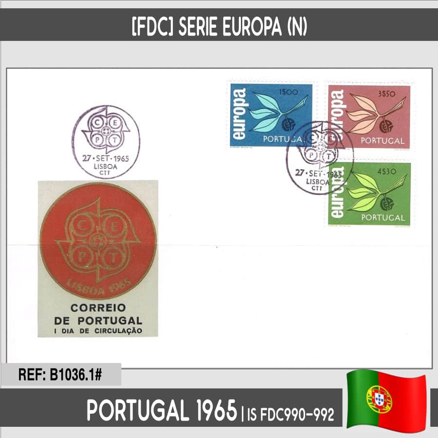 Portugal 1965 [FDC] Europe Series (N)