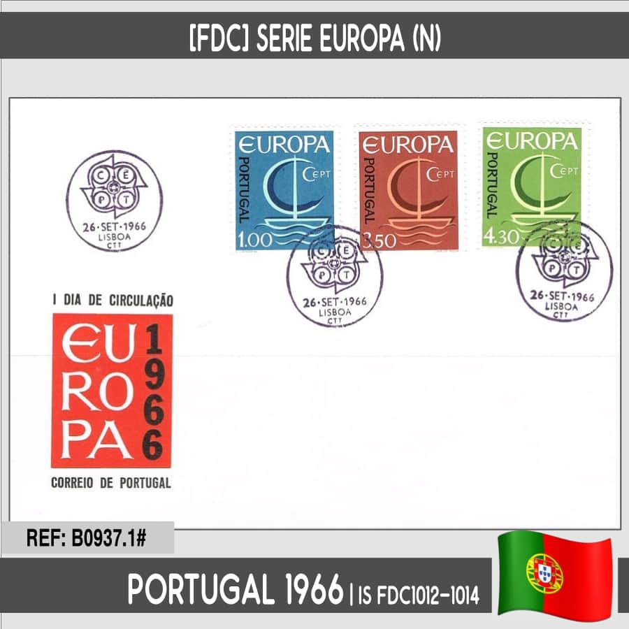 Portugal 1966 [FDC] Europe Series (N)