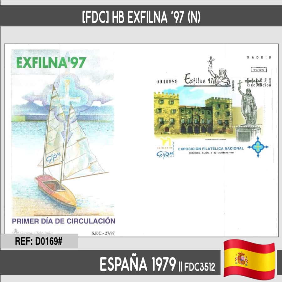 España 1997 [FDC] HB Exfilna '97 (N)