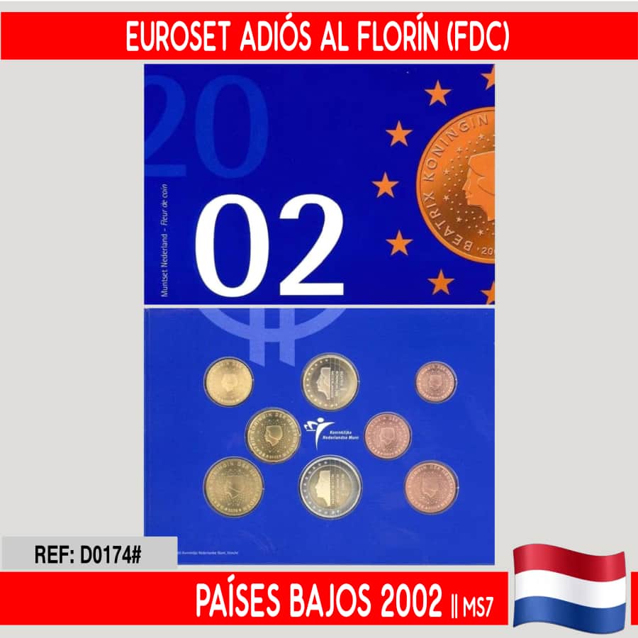 Netherlands 2002. Special set Euros (FDC)