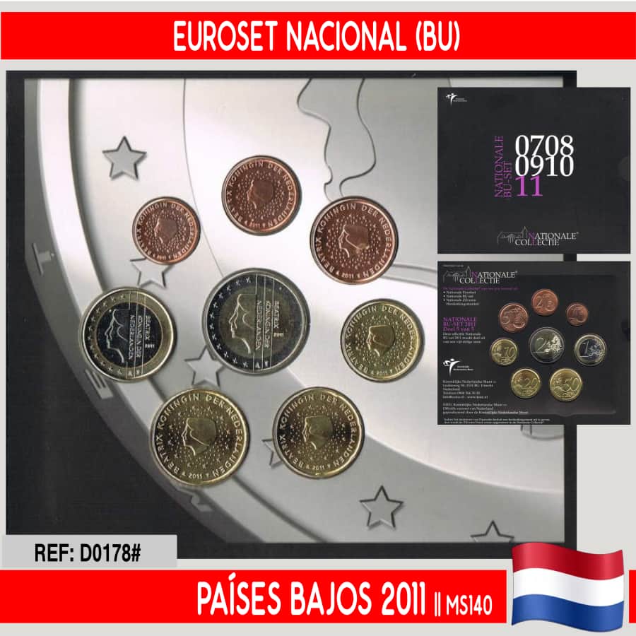 Netherlands 2011. Euroset National Collection (BU)