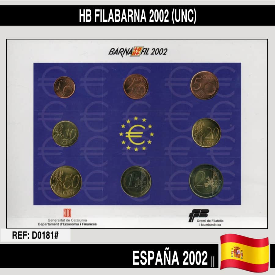 España 2002. Colección completa 6 HB FILABARNA / Gaudí (MNH) (copia)