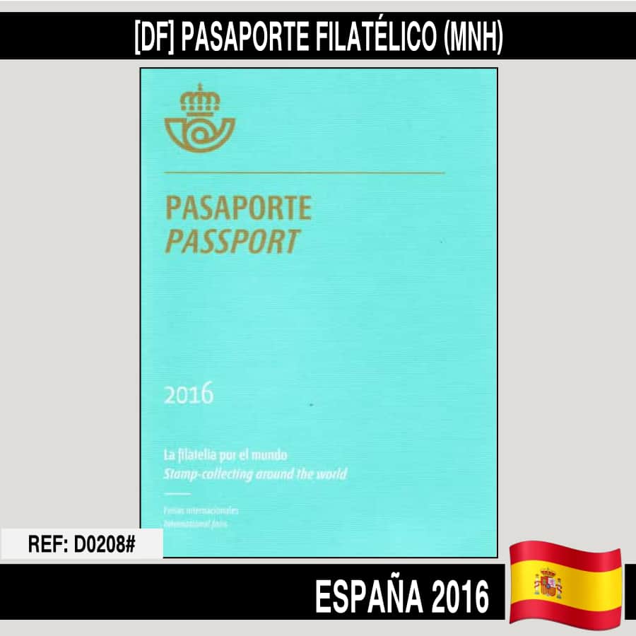 Spain 2016 [DF] La Filatelia philatelic passport around the world