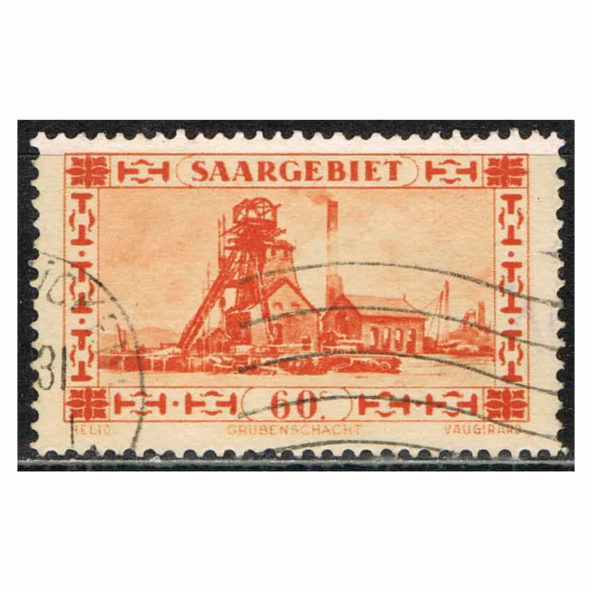 Saarland 1930. Saarland Basin. Local Motives 60c. (U) - MI 143