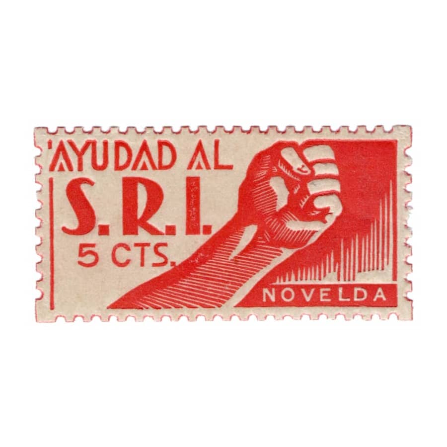 España [SVP] 5 cts. Novelda. Ayudad al S.R.I. (MH)