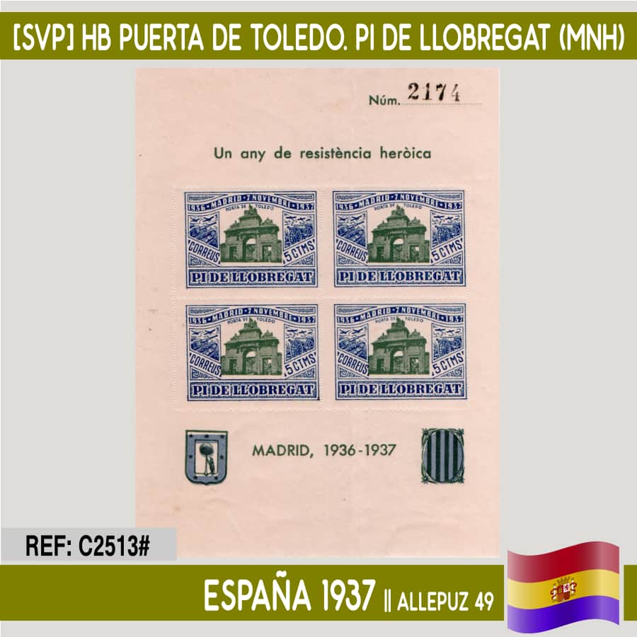 España 1937 [SVP] HB Fiesta nacional de Cataluña (MNH) (copia)