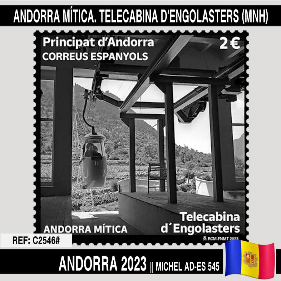 Andorra 2023. Andorra Mítica. Telecabina d'Engolasters (MNH)