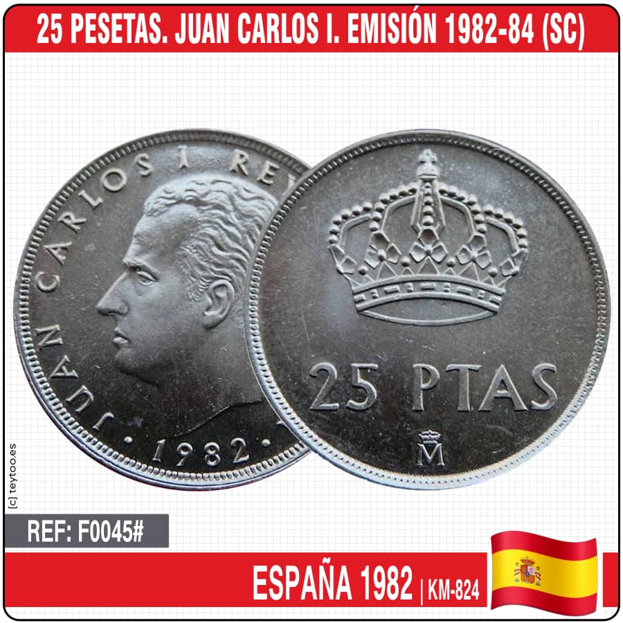 España 1979. 1 peseta. Juan Carlos I (SC) KM-806 (copia)