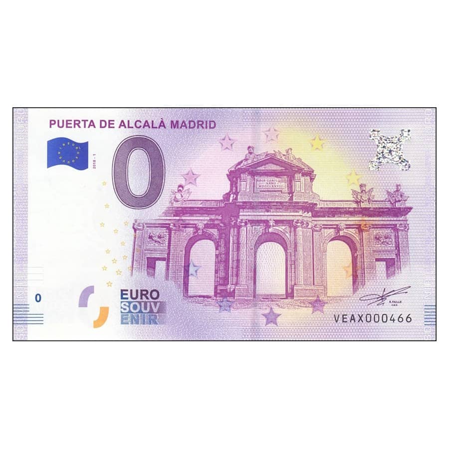 0 Euros. España. Madrid. Porta de Alcalá (SC) 2018-1