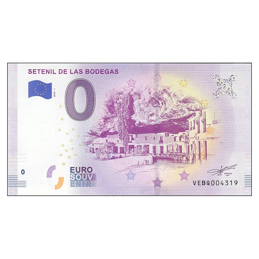 0 Euros. Espanya. Cadis. Setenil dels Cellers (SC) 2018-1A