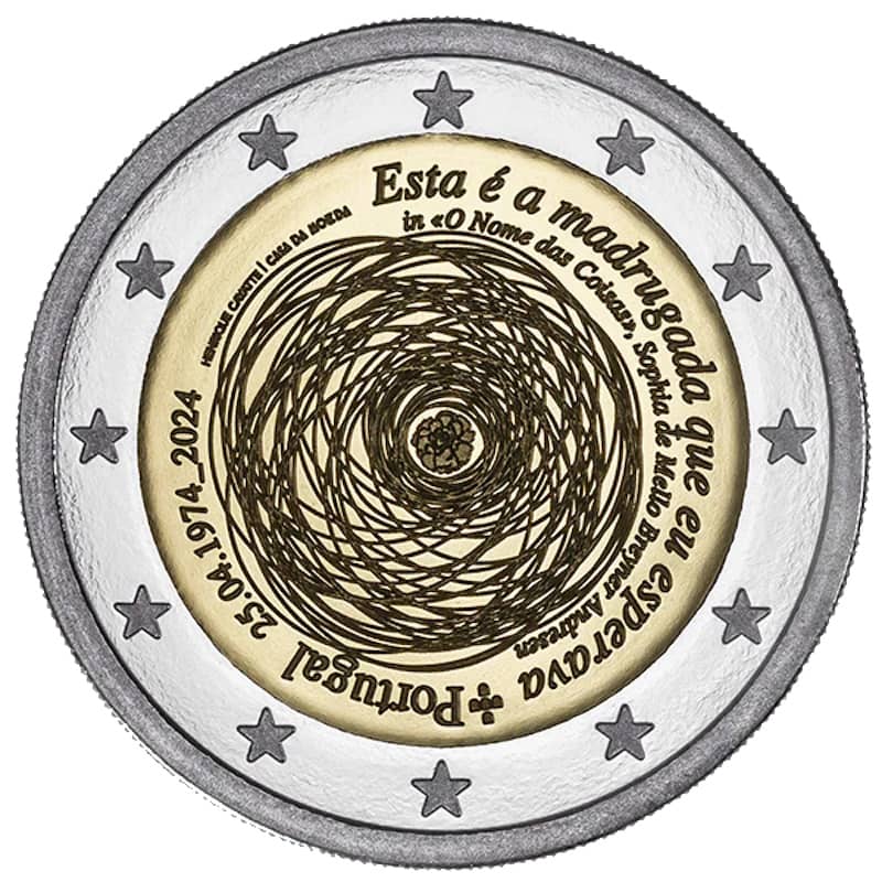 2€, Portugal 2024. 50th anniversary of 25 April (SC)