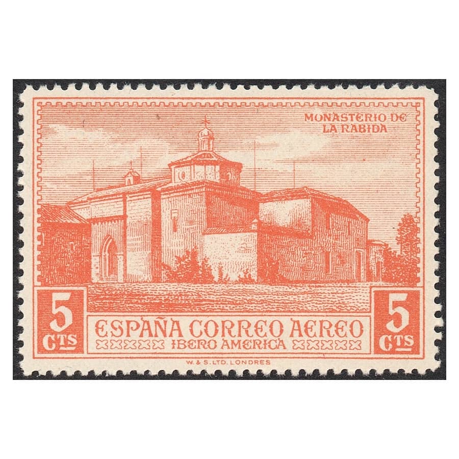 España 1930 [SLL] 5 cts. Monasterio de la Rábida (MNH)