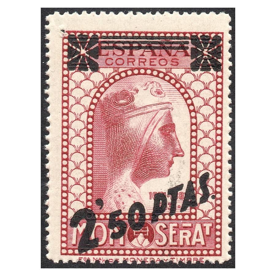 España 1938 [SLL] Monasterio de Montserrat, sobrecargado (MNH)