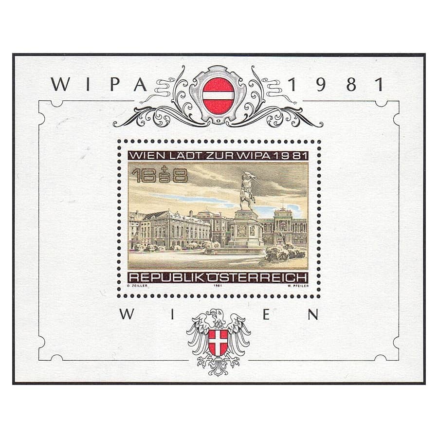 Österreich 1981 [SLL] HB Ausstellung WIPA 1981 (MNH)