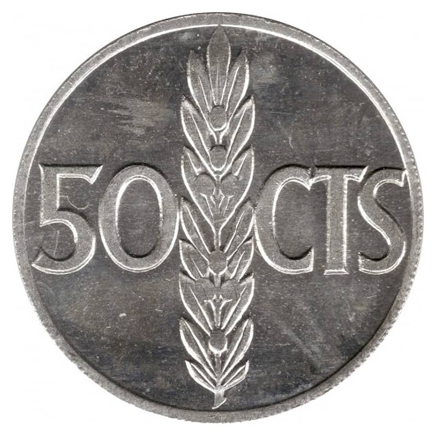 Spain 1973 [MND] 50 cents. Issue 1966 (SC)