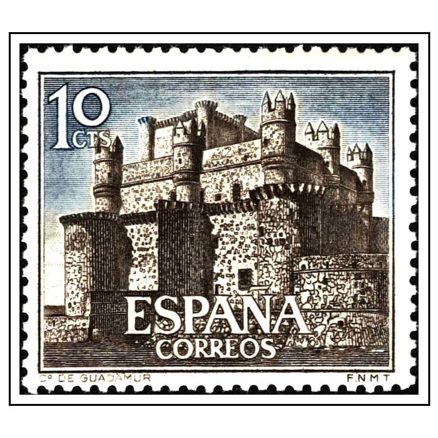 Espanha 1966 [SLL] 10 cts. Castelo de Guadamur (MNH)