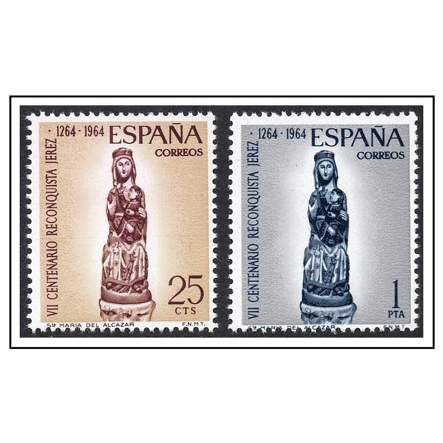 España 1964 [SLL] Serie 70 aniversario Reconquista de Jerez (MNH)