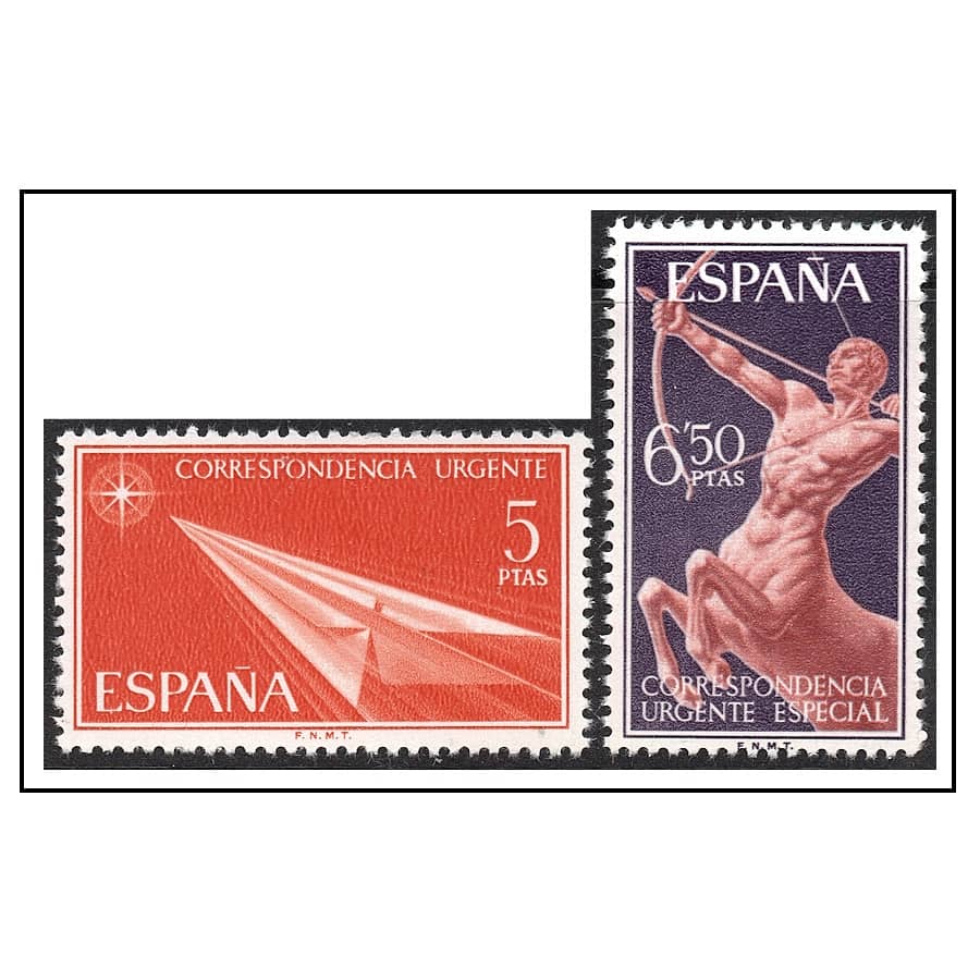 Espanya 1966 [SLL] Sèrie Al·legories. Correu Urgent (MNH)