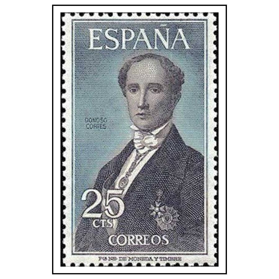 Espanha 1965 [SLL] Personagens. Donoso Cortés (MNH)