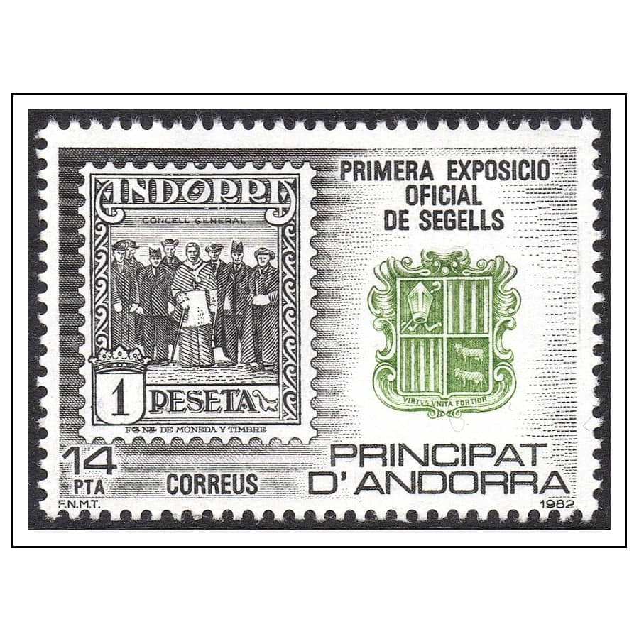 Andorra 1982 [SLL] Zigiluen lehen erakusketa ofiziala (MNH)