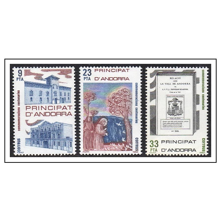 Andorra 1982 [SLL] Sèrie Centenaris (MNH)