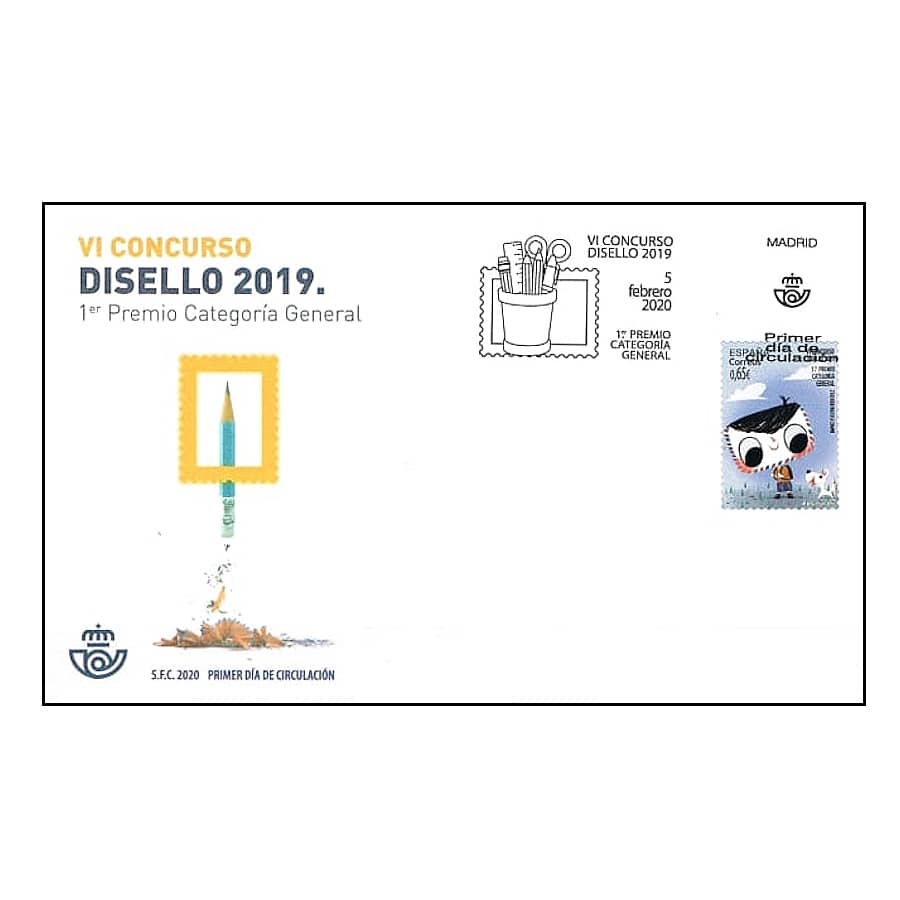 España 2020 [FDC] Disello: Categoría General (N)