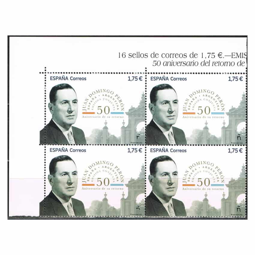 España 2022. B4. Juan Domingo Perón (MNH) - ED 5599