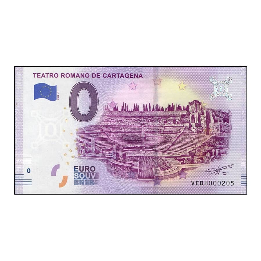 Espanya 2019 [BLL] 0€. Cartagena. Teatre romà (SC)