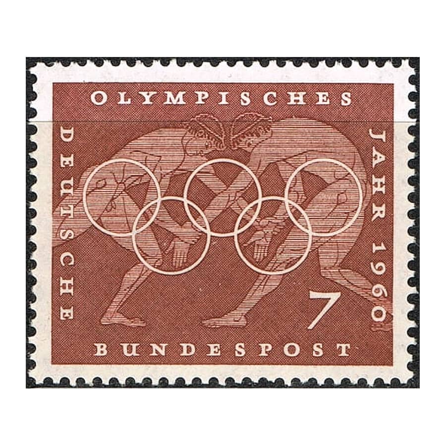 Germany 1960 [SLL] Olympic Games. 7 Pf (MNH)