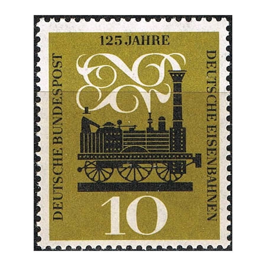 Deutschland 1960 [SLL] 125 Jahrestag der deutschen Eisenbahn (MNH)