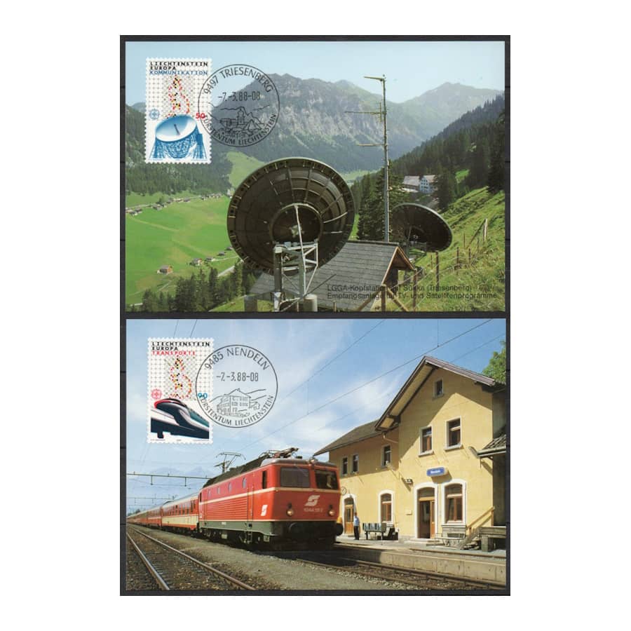 Liechtenstein 1988 [MAX] Europa saila. Komunikazioak (N)