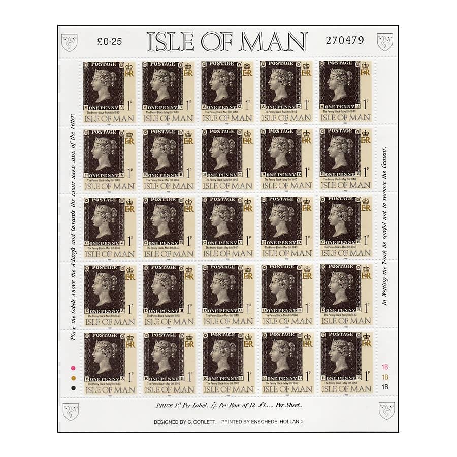 Île de Man 1990 [MP] Penny Black Jubilee (MNH)