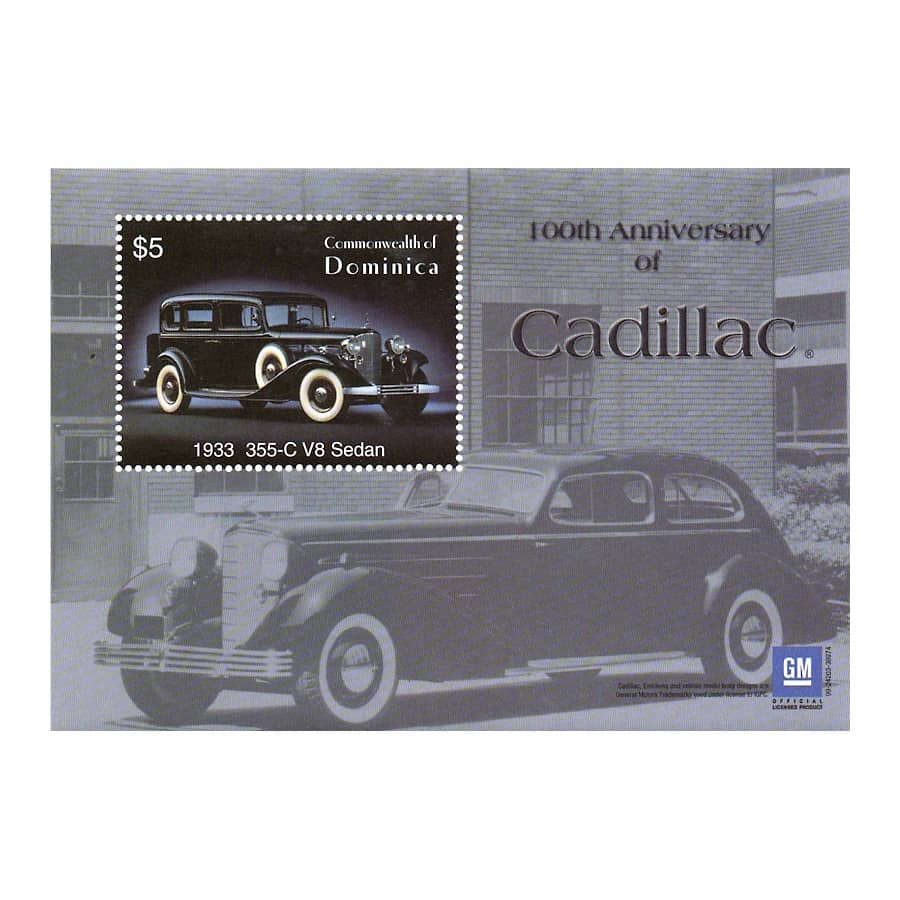 Dominica 2003 [SLL] HB 100 Jahrestag von Chevrolet (MNH)