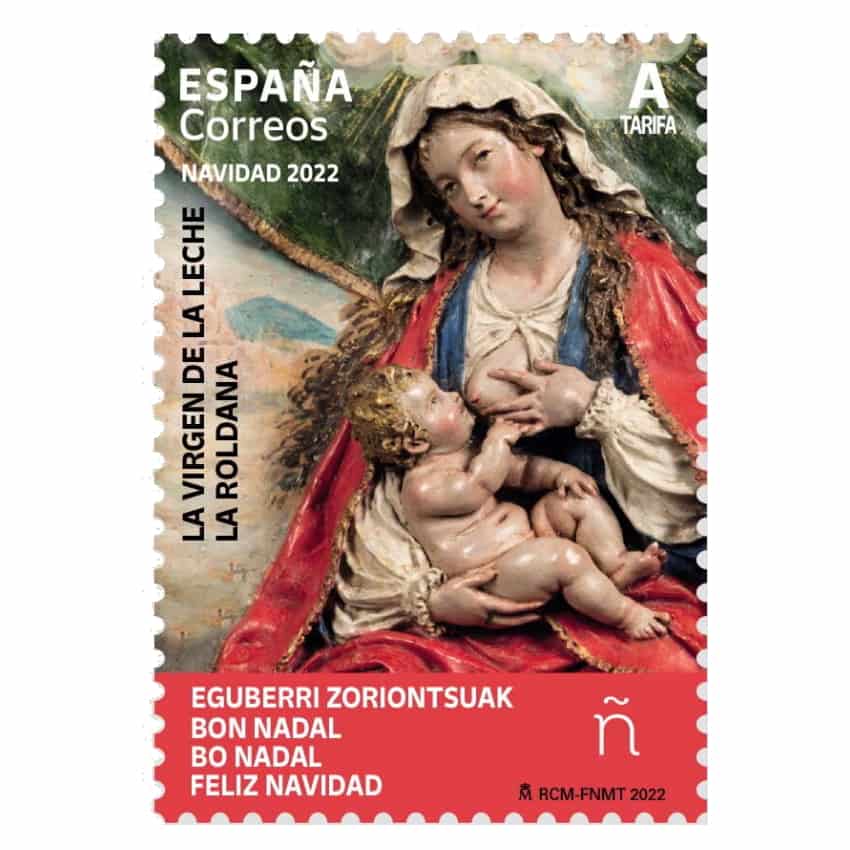 Spain 2022. Christmas. Virgin of the Milk (MNH) - CO 11.07-01