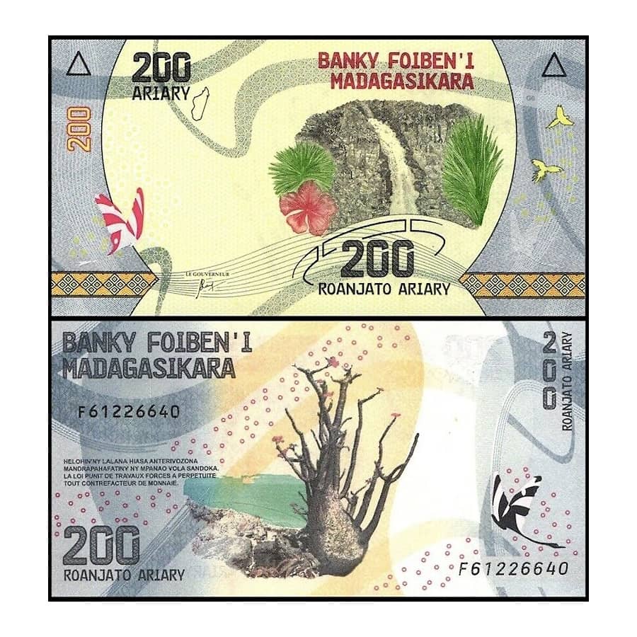 Madagascar 2017 [BLL] 200 ariary. Anbar Mendiko Parke Nazionala (SC)