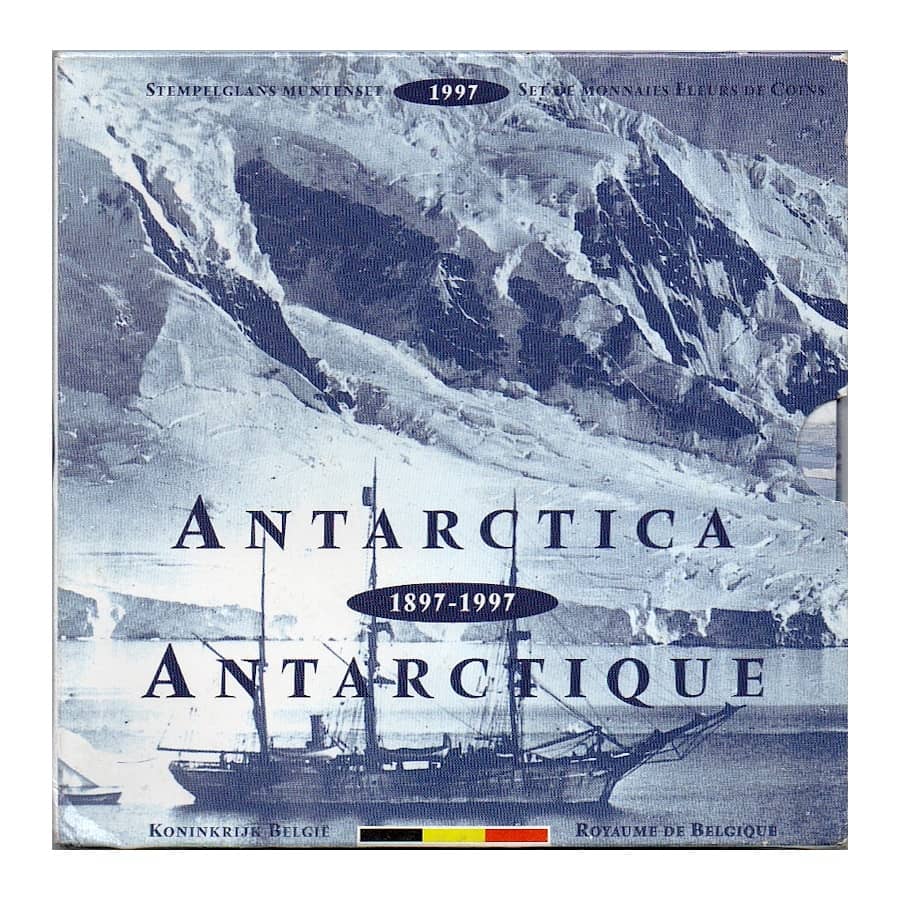 Belgique 1997 [MND] Set annuel. 100 ans expédition en Antarctique (FDC)