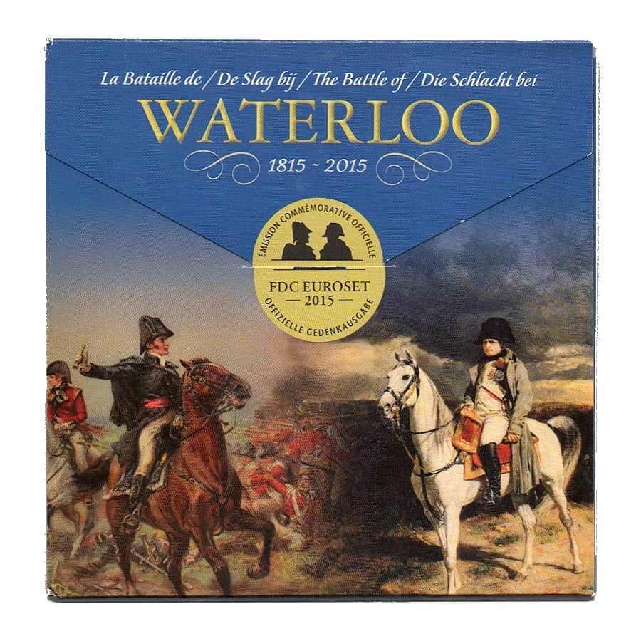 Bélgica 2015 [MND] Euroset. A Batalha de Waterloo (FDC)