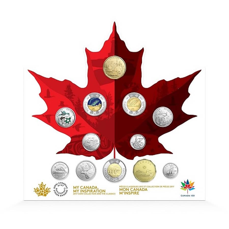 Canadá 2017 [MND] Conjunto 2017 com 12 moedas (BU)