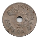 Espainia 1927 [MND] 25 zentimo. Alfontso XIII (BC)