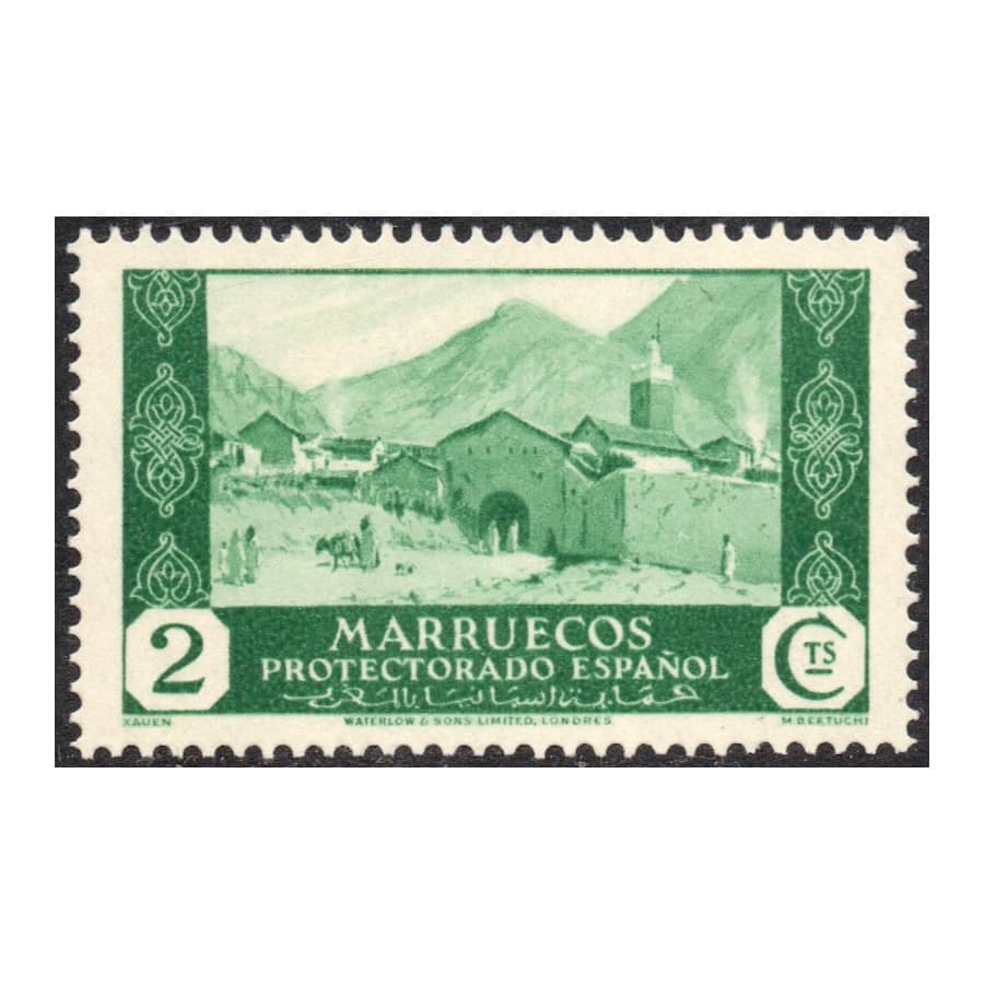 Maroc 1933 [SLL] 2 cts. Paysages. Chefchaouen (MNH)