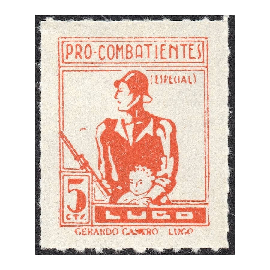 España [SVP] 5 cts. Lugo. Pro-Combatentes (MNH)