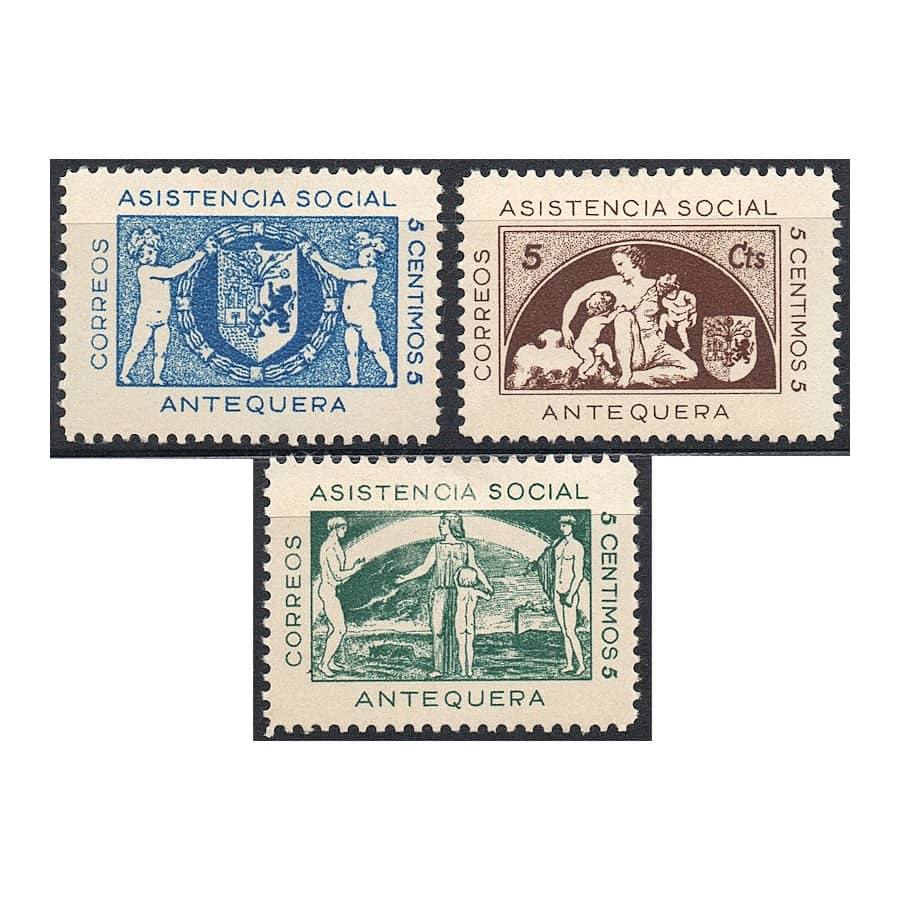 España 1937 [SVP] Serie Antequera. Asistencia Social (MNH)