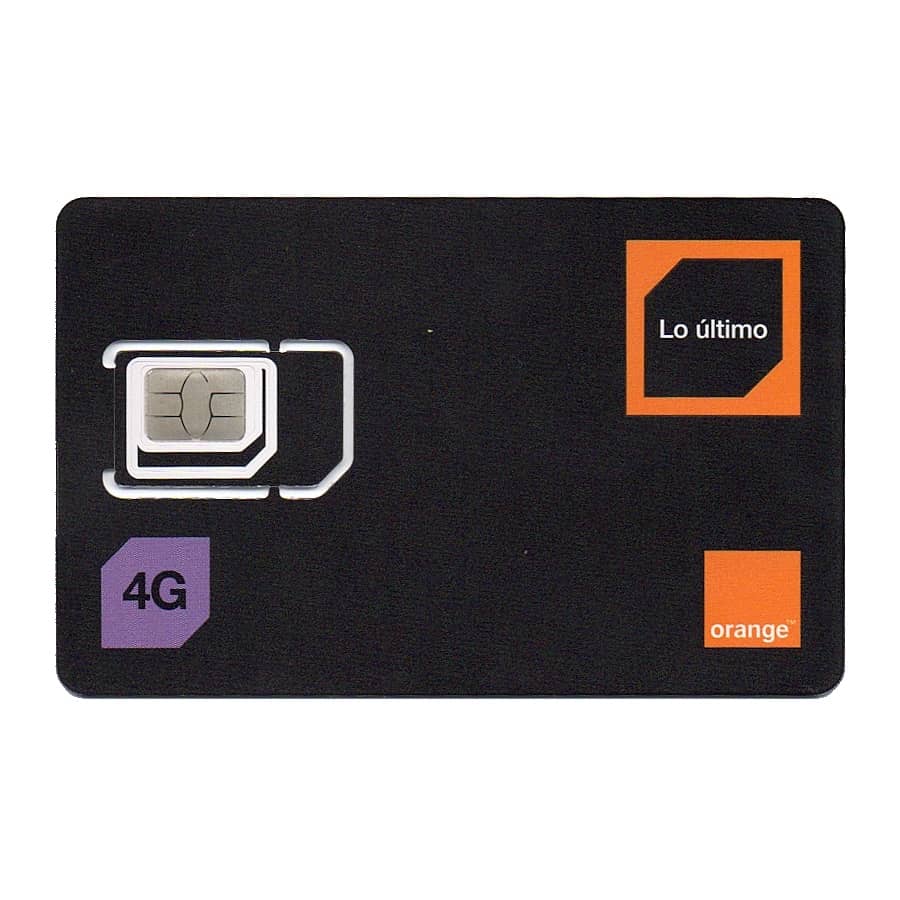 Spain [TTF] New ORANGE Sim. Latest 4G. Contract Sim (N)