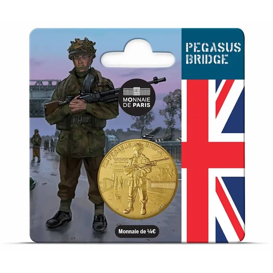 France 2024 [MND] 1/4 €. 80e anniversaire du Jour D - Pegasus Bridge (SC)