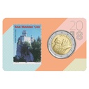 San Marino 2018 [MND] CoinCard Münze 2€ und Briefmarke. NO. 2 (SC)