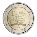 San Marino 2024 [MND] 2€. 50th Anniversary Citizens' Rights (SC)