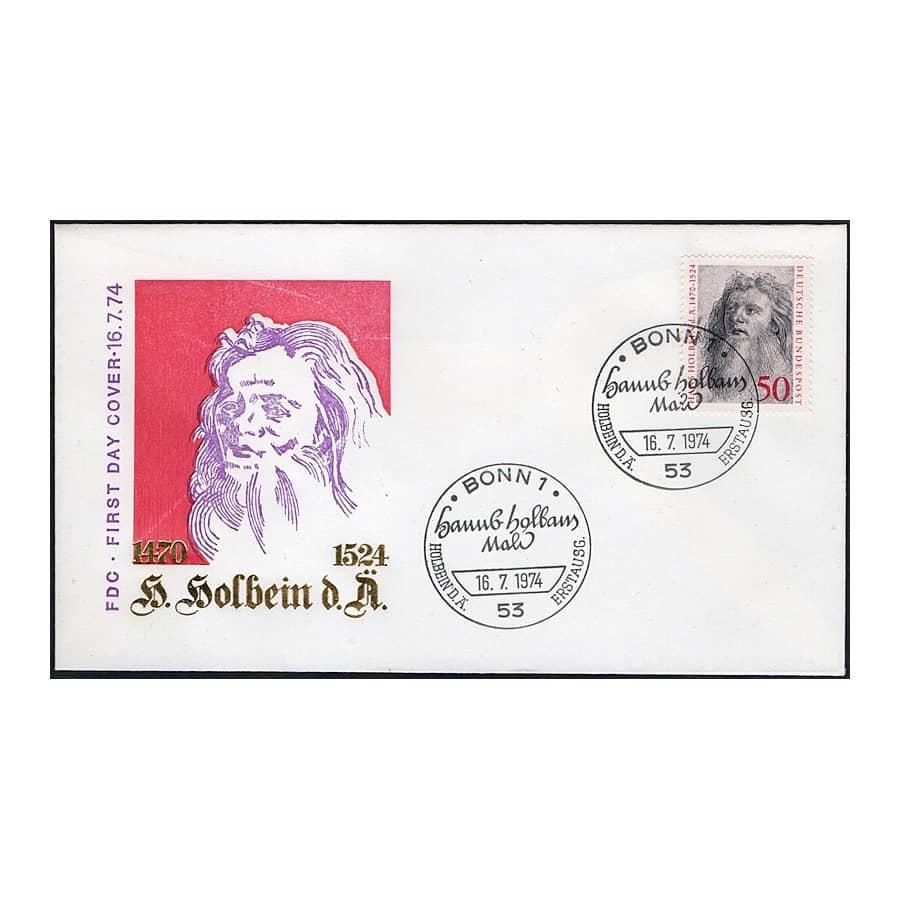 Alemaña 1974 [FDC] 450 Aniversario morte de Hans Holbein (N)