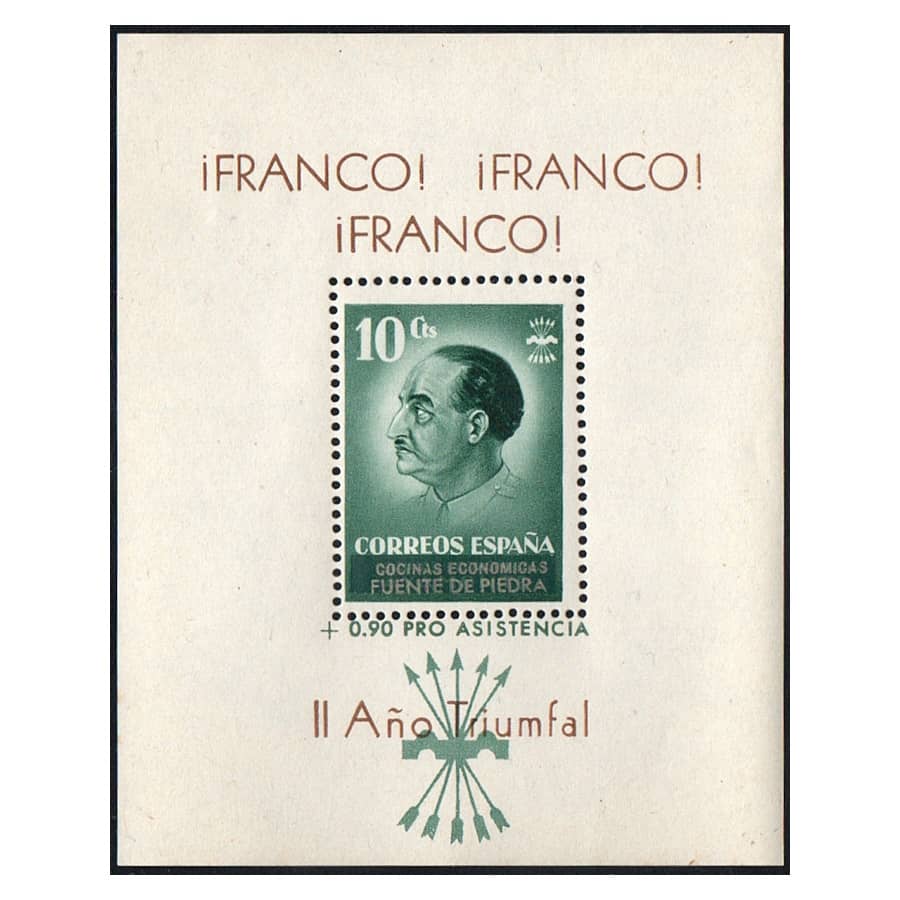 España 1938 [SVP] HB II Ano Triunfal. Fonte de Pedra (MNH)