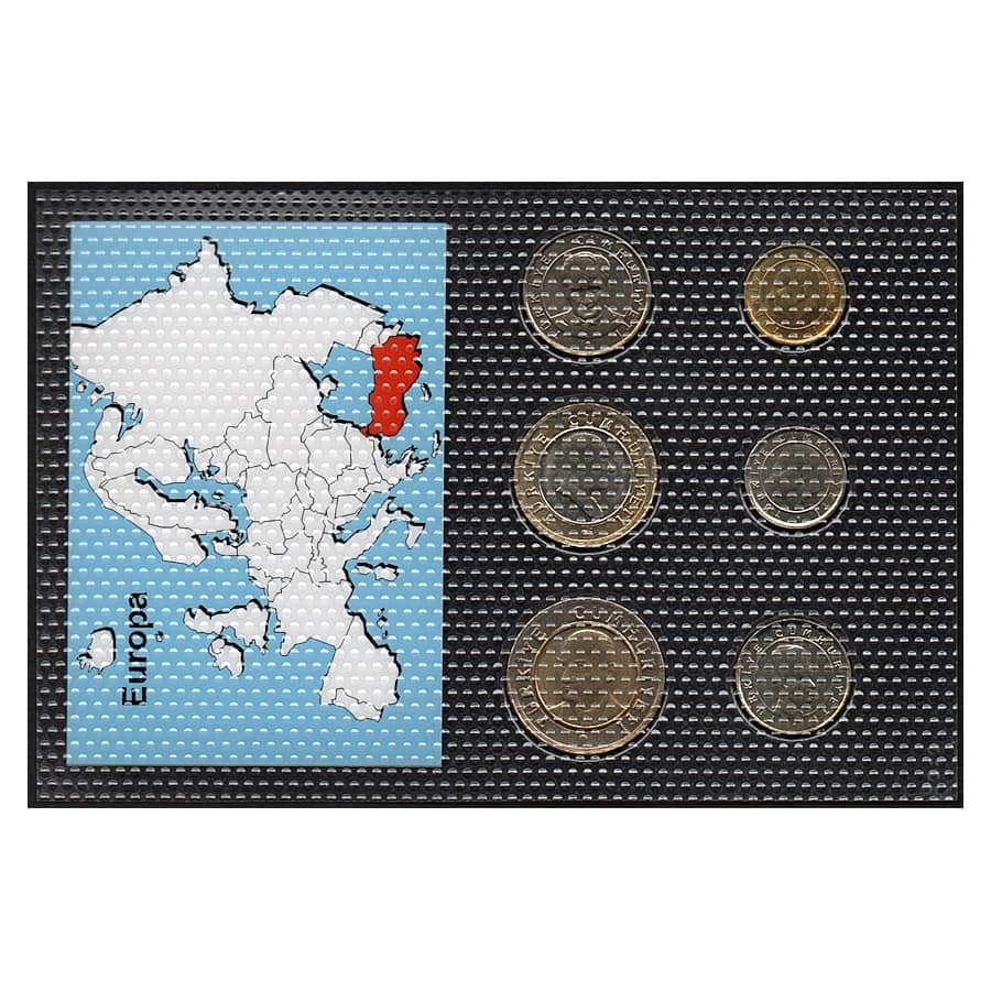 Turkey [MND] Blister circulating coins, various years (SC)